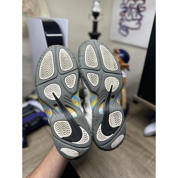 Nike Air Foamposite One Light Smoke Rainbow Pixel Size 7Y 8.5W [CU1054-001] - Picture 7 of 7